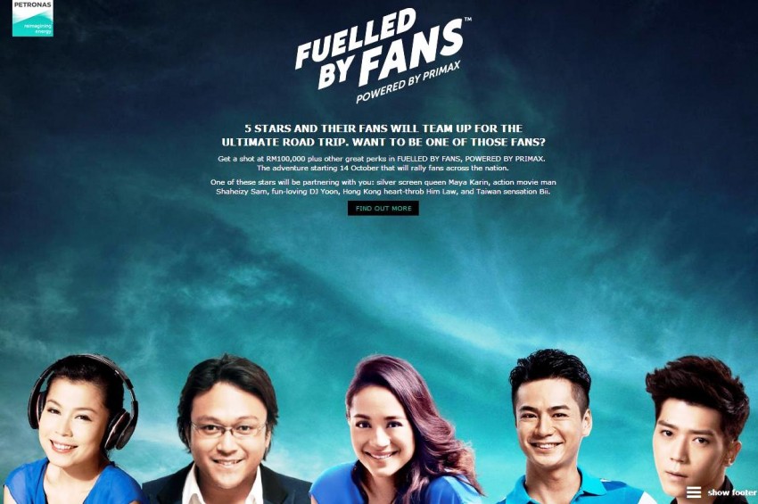 PETRONAS Fuelled by Fans, Powered by PRIMAX contest – your chance to drive with celebrities! 206257