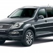 SsangYong Rexton W launched in the UK – new face