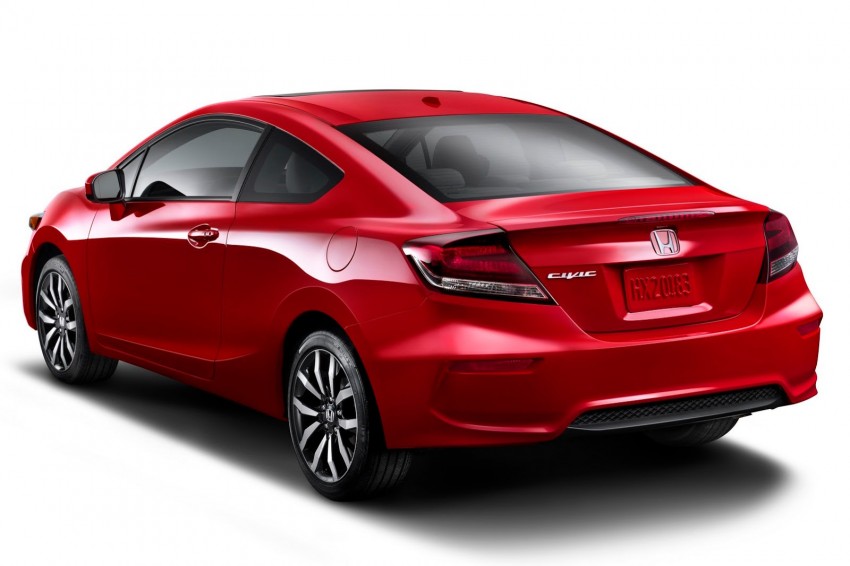 2014 Honda Civic Coupe updated; Si gets more power 208100