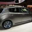 Nissan Leaf Aero Style bodykit shown at Tokyo 2013