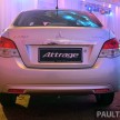Mitsubishi Attrage launched in Malaysia, from RM59k