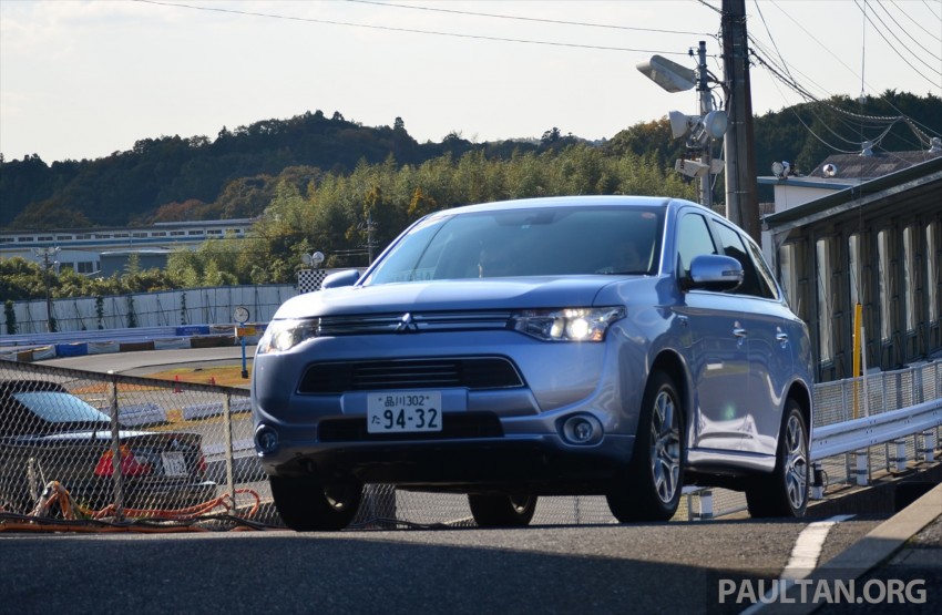 DRIVEN: Mitsubishi Outlander PHEV tested in Japan Image #214692