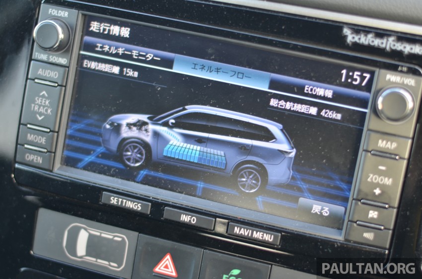 DRIVEN: Mitsubishi Outlander PHEV tested in Japan Image #214729