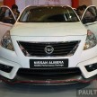 Nissan Almera Nismo Performance Package launched at KLIMS13 – aerokit and performance parts