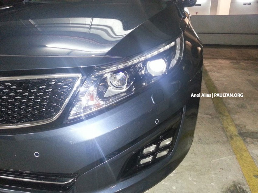 SPYSHOTS: 2014 Kia Optima facelift sighted at JPJ 208418