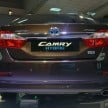 Toyota Camry Hybrid previewed at KLIMS13
