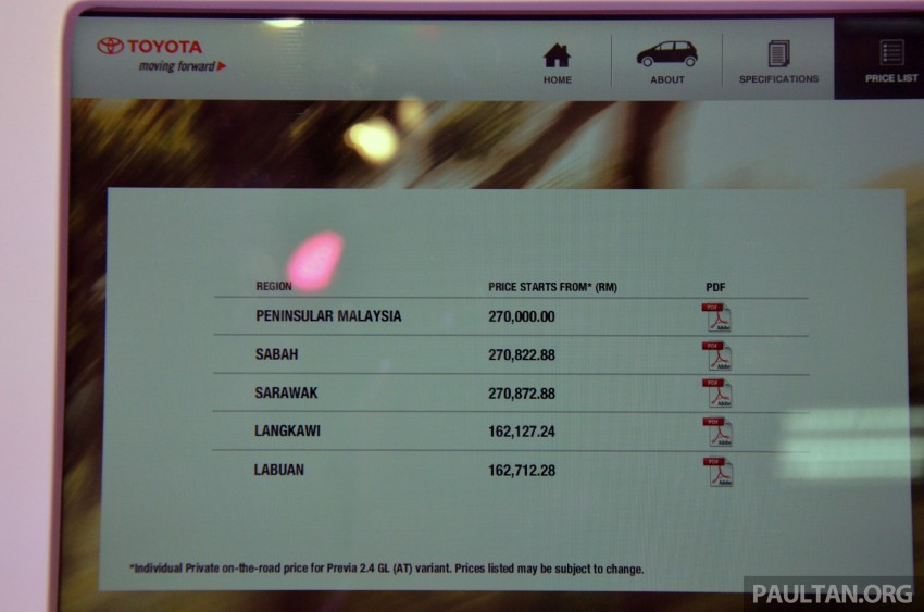 Toyota Previa (Estima) appears at KLIMS13 – RM270k 209541
