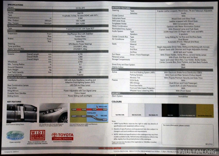 Toyota Previa (Estima) appears at KLIMS13 – RM270k 209560