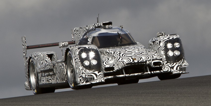 Porsche LMP1 racer has a four-cylinder hybrid engine! 217172