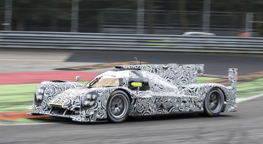 Porsche LMP1 racer has a four-cylinder hybrid engine! 217173
