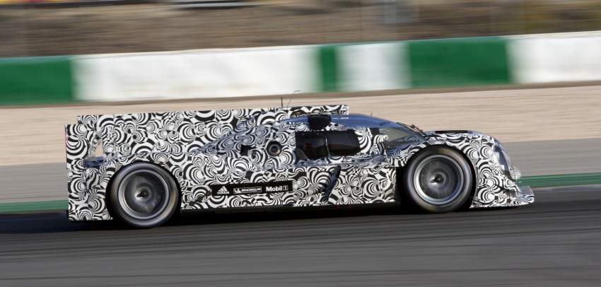 Porsche LMP1 racer has a four-cylinder hybrid engine! 217178