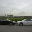 Lexus ES – space comparison vs S-Class (and Camry)