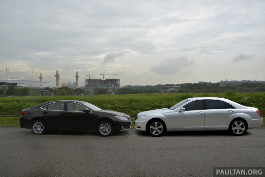 Lexus ES – space comparison vs S-Class (and Camry) 219499