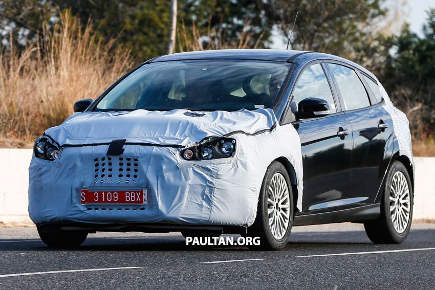 Ford Focus facelift sighted again – first look at interior 218208