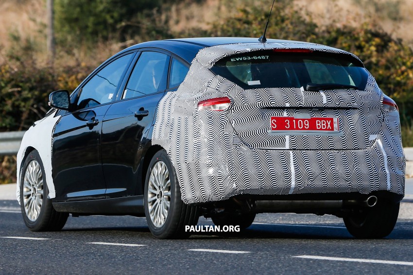 Ford Focus facelift sighted again – first look at interior 218207