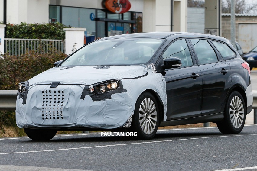 Ford Focus facelift sighted again – first look at interior 218201