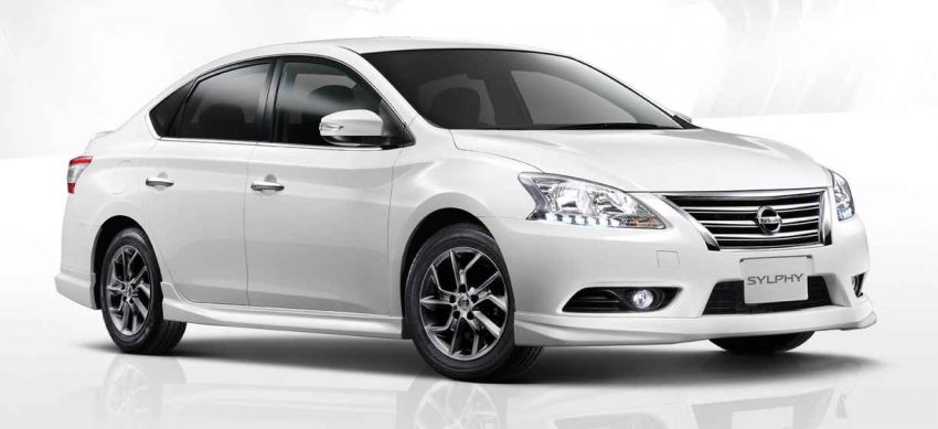 Nissan Sylphy SV: bodykit, black cabin for Thailand 216384