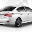 Nissan Sylphy SV: bodykit, black cabin for Thailand