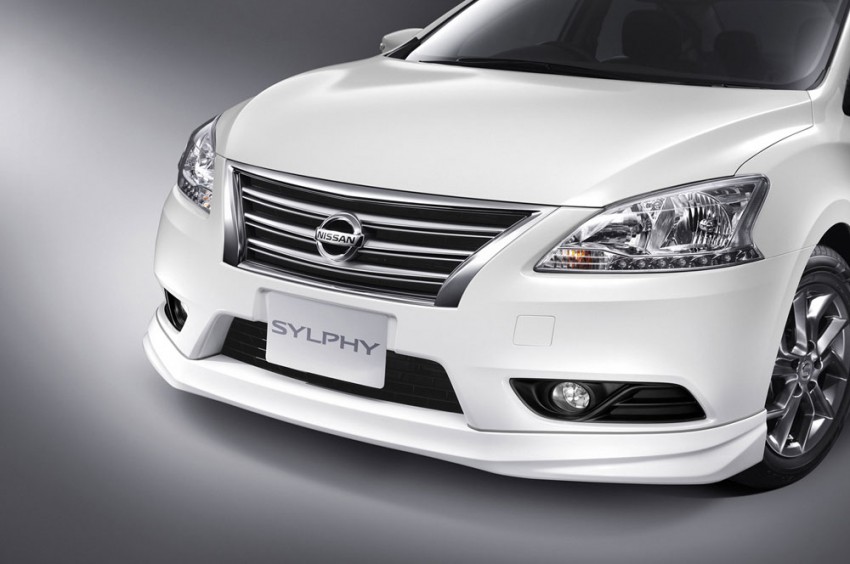 Nissan Sylphy SV: bodykit, black cabin for Thailand 216386