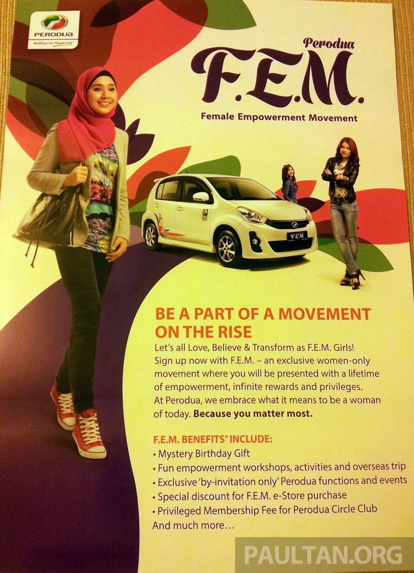 Perodua Myvi 1.5 F.E.M. special edition – only 60 units for Female Empowerment Movement members 215327