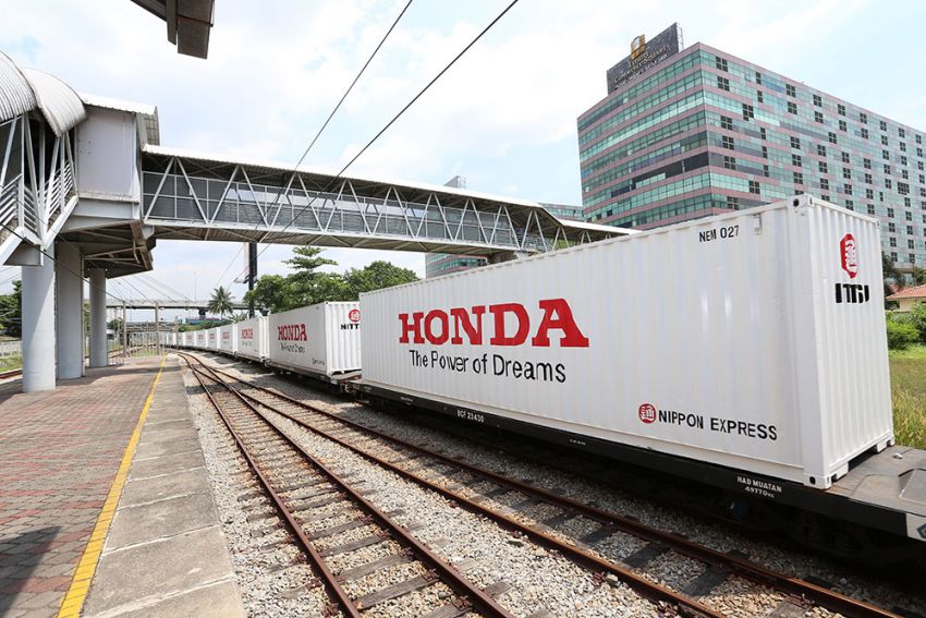 Honda now using rail for Thai-Malaysia parts transport 216442