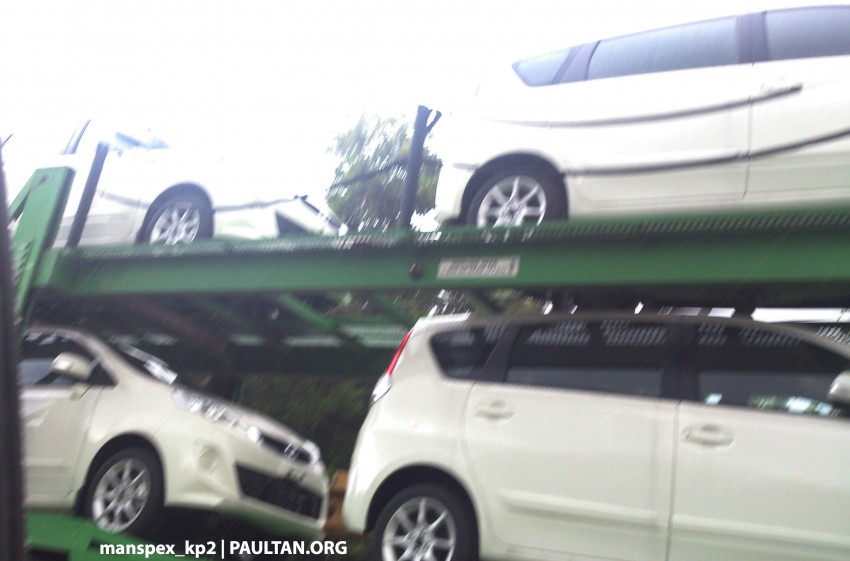 New 2014 Perodua Alza facelift sighted on trailers 219161