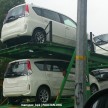 New 2014 Perodua Alza facelift sighted on trailers