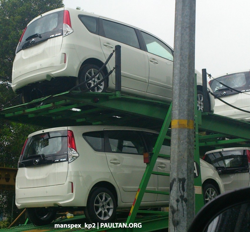 New 2014 Perodua Alza facelift sighted on trailers 219159