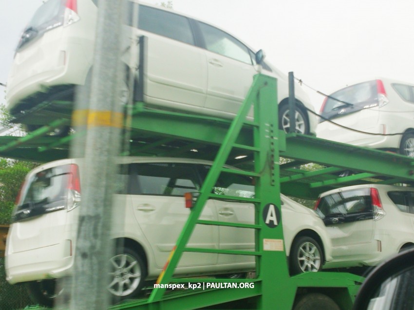 New 2014 Perodua Alza facelift sighted on trailers 219158
