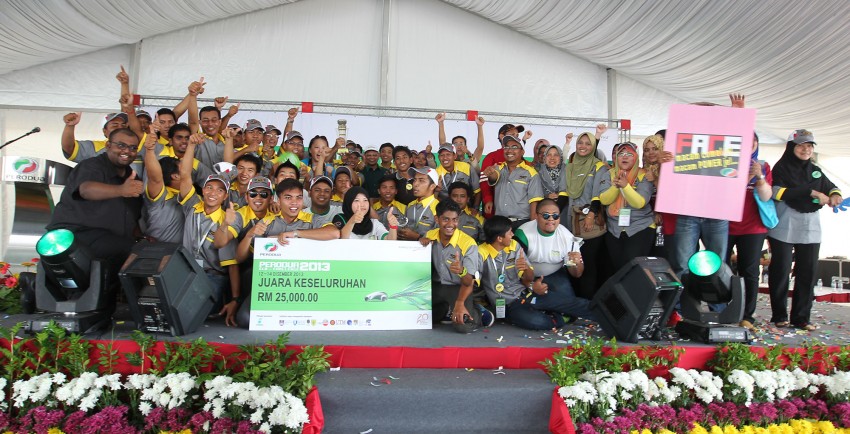 Politeknik Ungku Omar wins Perodua Eco Challenge 2013 – 20.95 km/l in a redesigned Myvi 217563