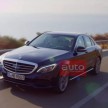 W205 Mercedes-Benz C-Class official shots leaked