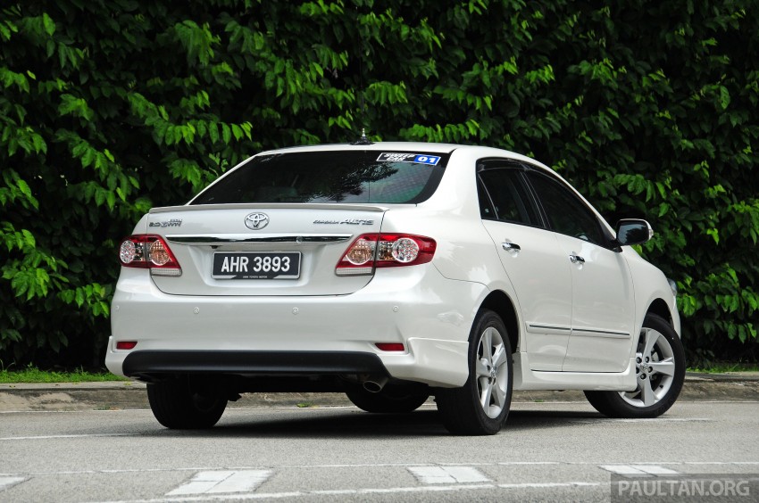 GALLERY: Old and new Toyota Corolla Altis compared 222590
