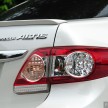 GALLERY: Old and new Toyota Corolla Altis compared