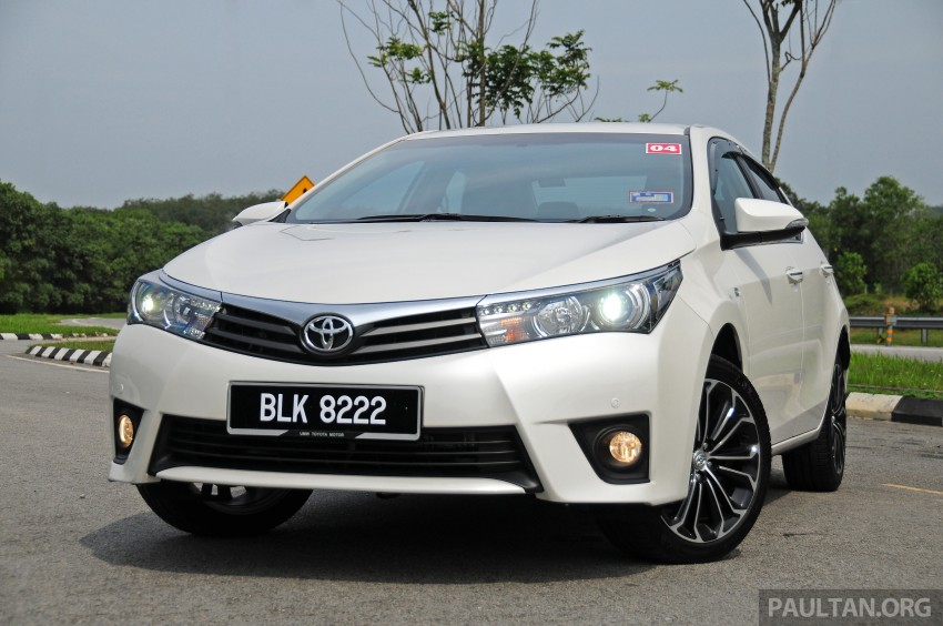 DRIVEN: 2014 Toyota Corolla Altis 2.0V on local roads Image #222436