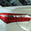 GALLERY: 2014 Toyota Corolla Altis – preview pics