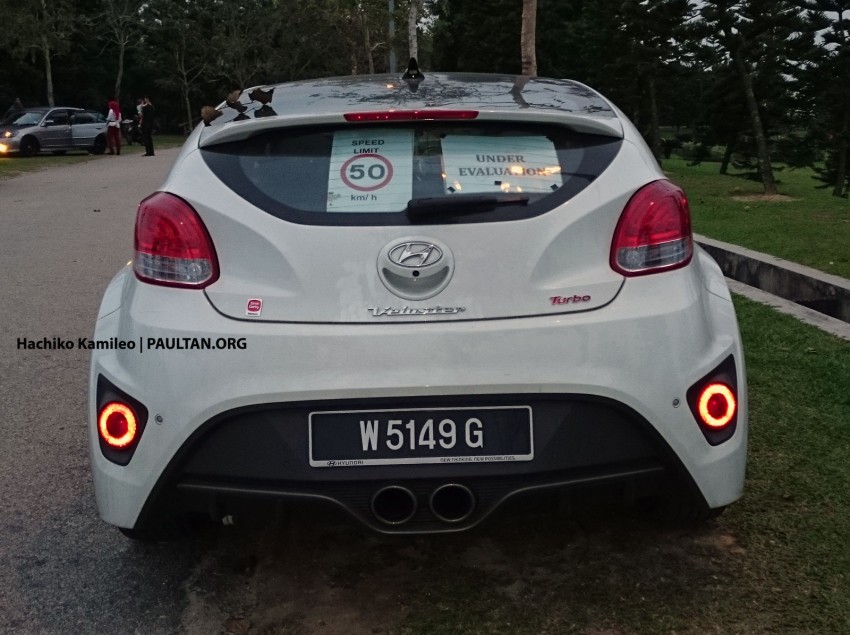 Hyundai Veloster Turbo – Malaysian-spec car spied 224585