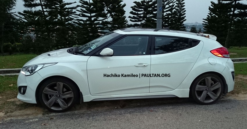 Hyundai Veloster Turbo – Malaysian-spec car spied 224587