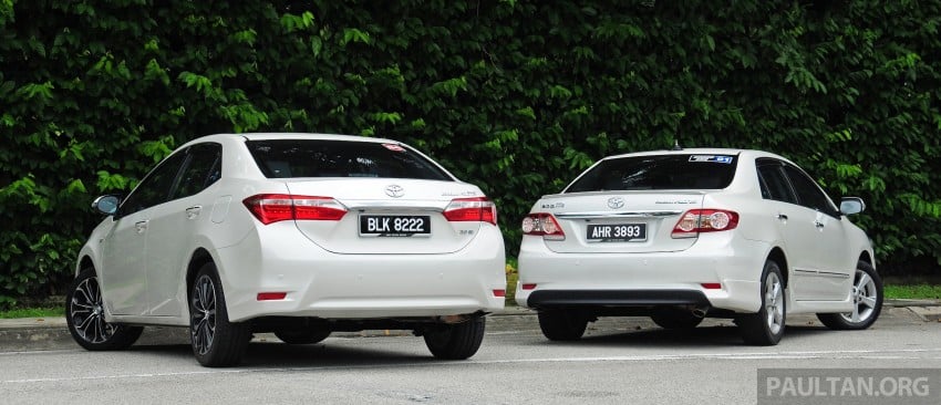 GALLERY: Old and new Toyota Corolla Altis compared 222545
