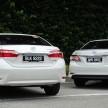 GALLERY: Old and new Toyota Corolla Altis compared