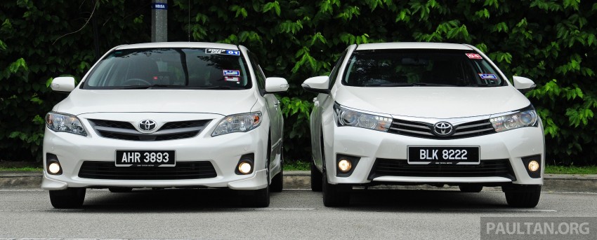 GALLERY: Old and new Toyota Corolla Altis compared 222547