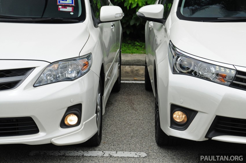 GALLERY: Old and new Toyota Corolla Altis compared 222548