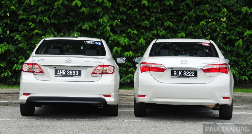GALLERY: Old and new Toyota Corolla Altis compared 222549