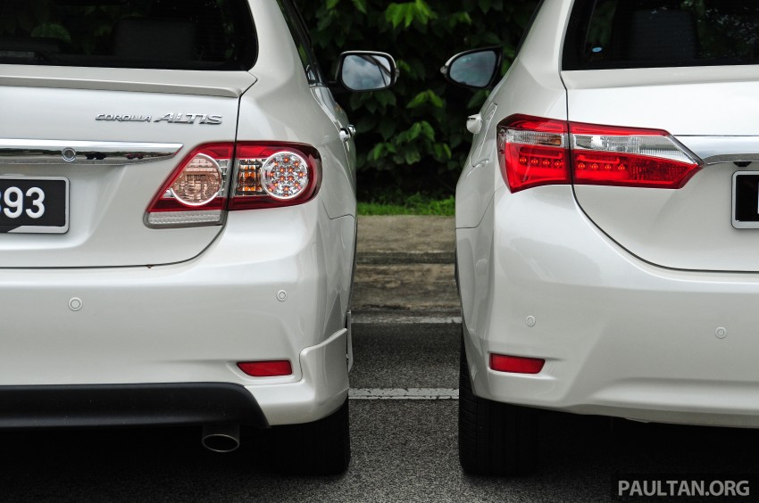 GALLERY: Old and new Toyota Corolla Altis compared 222550