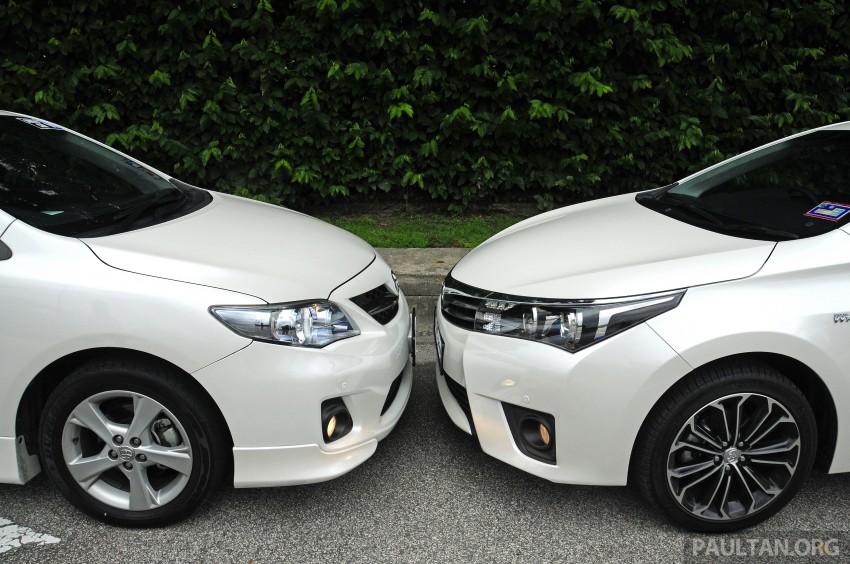 GALLERY: Old and new Toyota Corolla Altis compared 222553