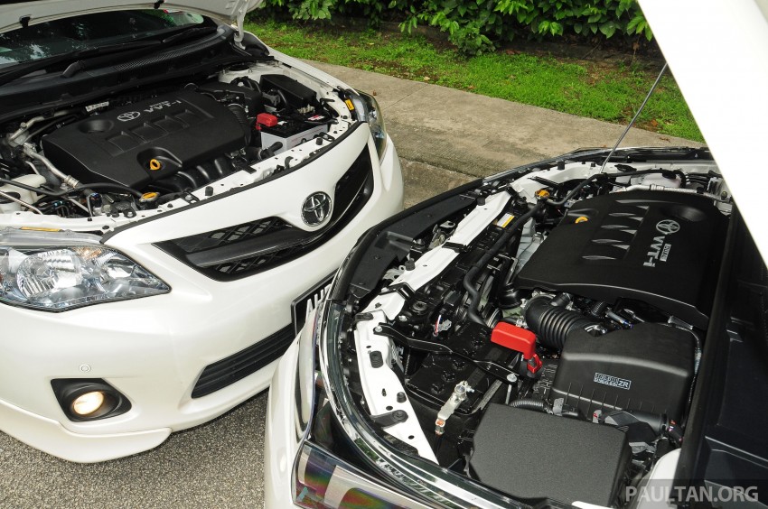 GALLERY: Old and new Toyota Corolla Altis compared 222554