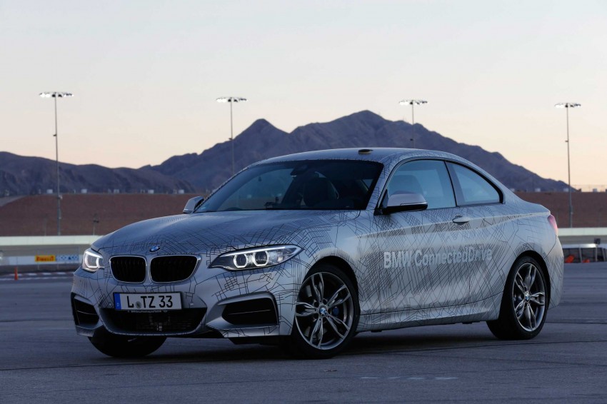 BMW showcases automated BMW M235i at CES Image #220968