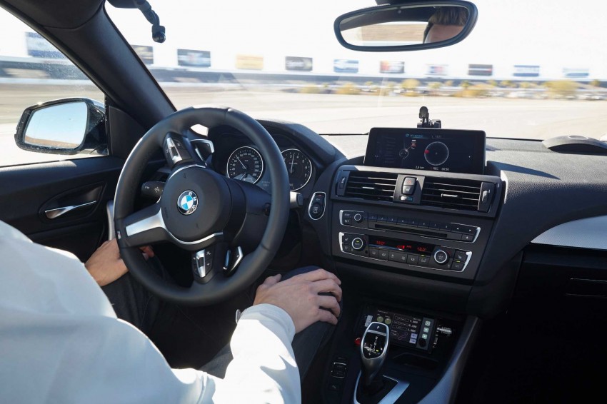 BMW showcases automated BMW M235i at CES Image #220974