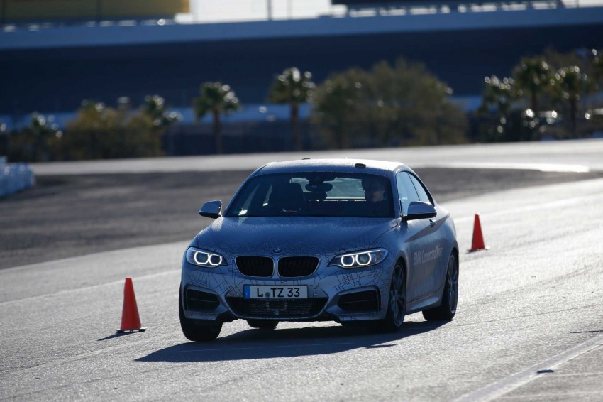 BMW showcases automated BMW M235i at CES 220980