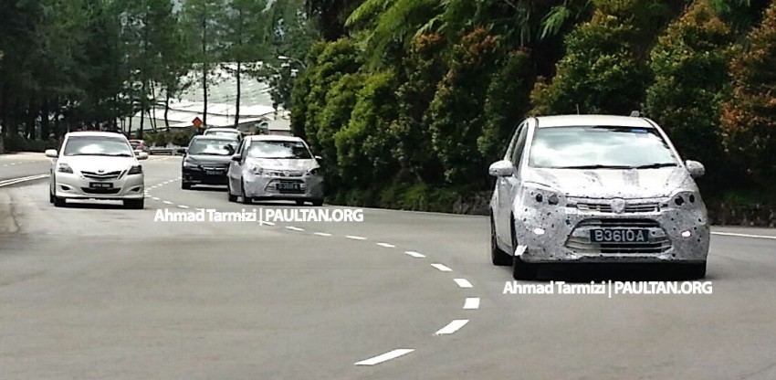 Proton P2-30A Global Small Car on test near Genting 219943