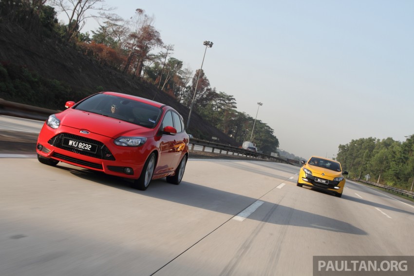 DRIVEN: Ford Focus ST vs Renault Megane RS 265 224682